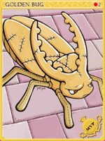 Golden Thief Bug Card