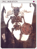 Orc Skeleton Card