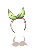 Cute Green Ribbon